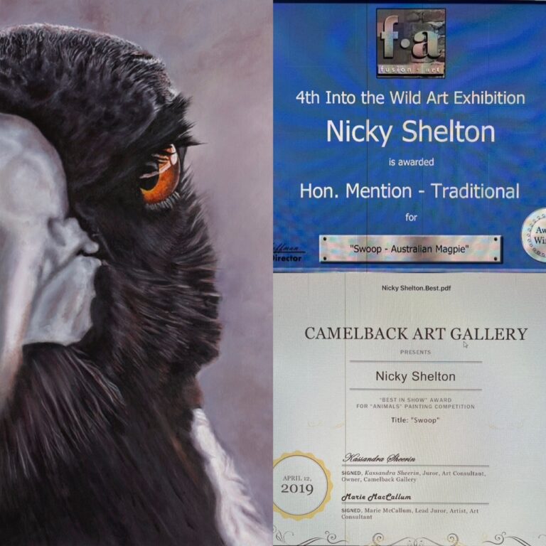 “Swoop” – Award Winning Artwork!