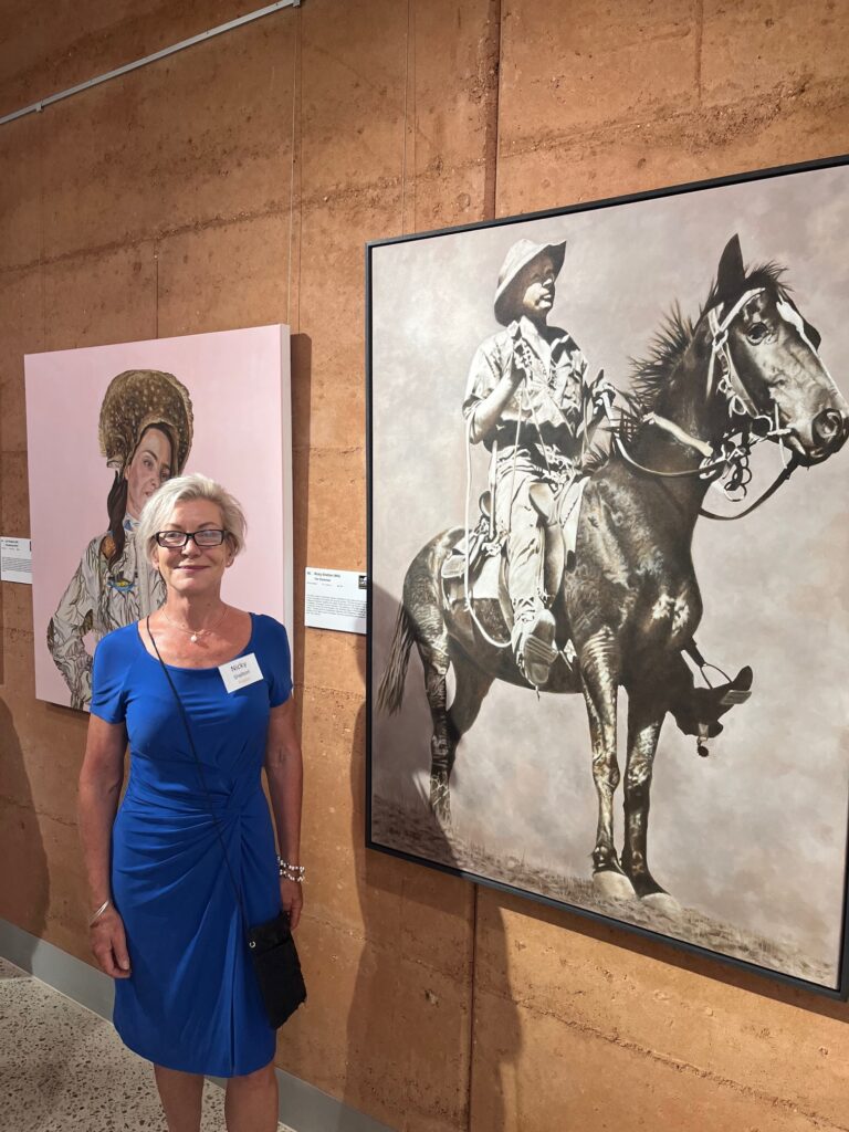 “The Stockman” – Finalist Collie Art Prize 2023.