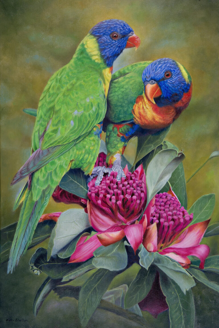 “Waratah” – Finalist Holmes Art Prize 2023.