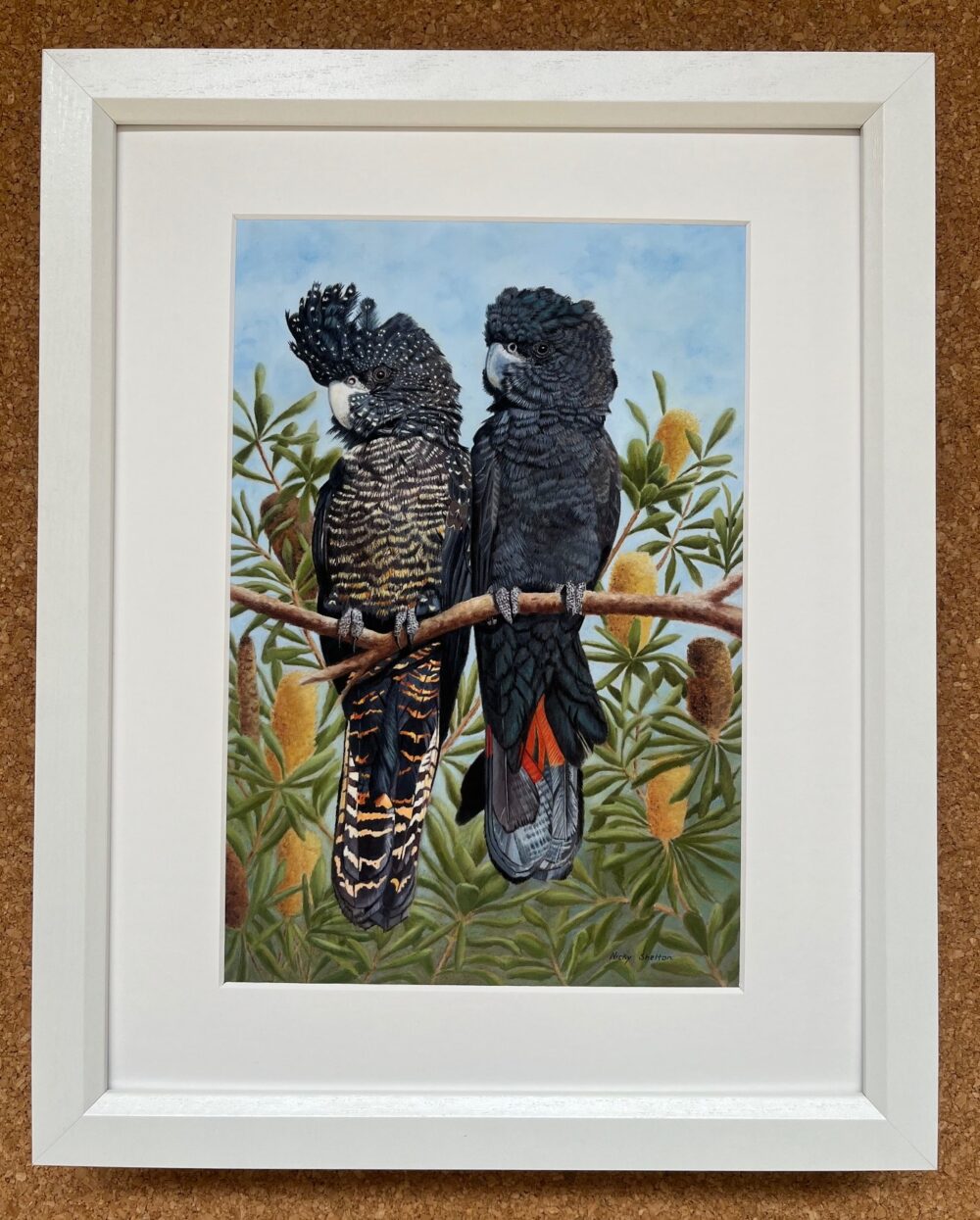 Kindred Spirits - Print in White Frame