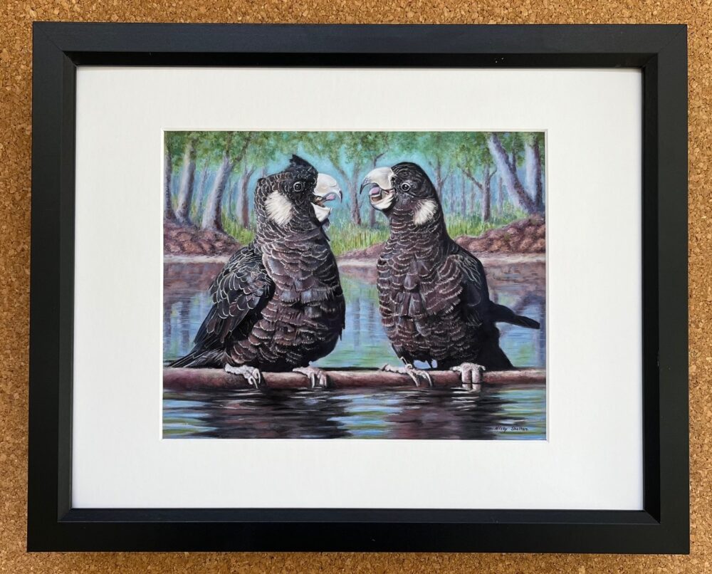 Tricksters - Print in Black Frame.